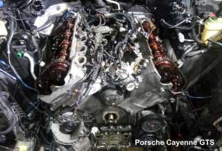 Naprawa silnika V8 4.8 Porsche
